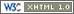 Valid XHTML 1.0 Strict.